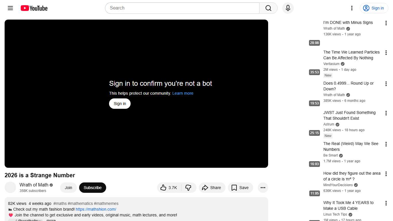 2026 is a Strange Number - YouTube